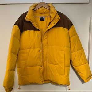 Zara WATER REPELLENT PUFFER JACKET